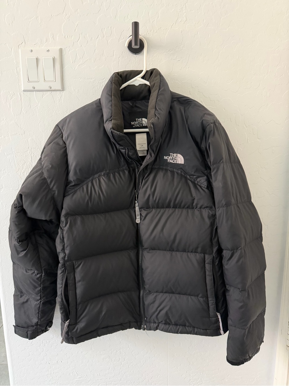 The North Face Women’s Large Goose Down Puffer Jacket Black Vintage F05 (2005)